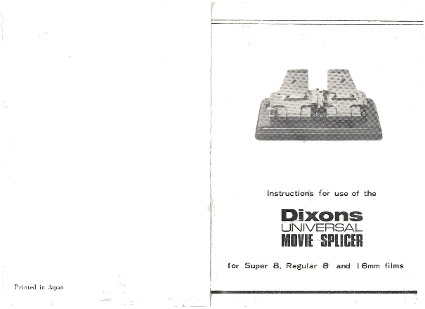 A film splicer!